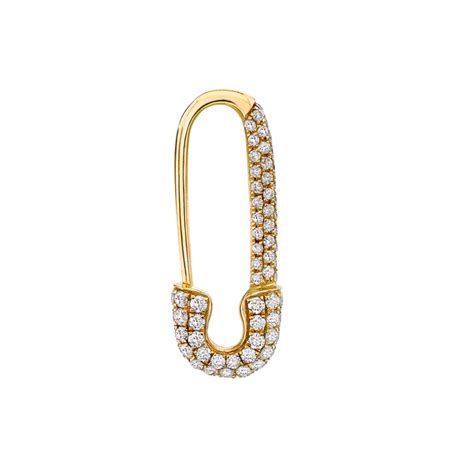 safety pin earring anita ko.